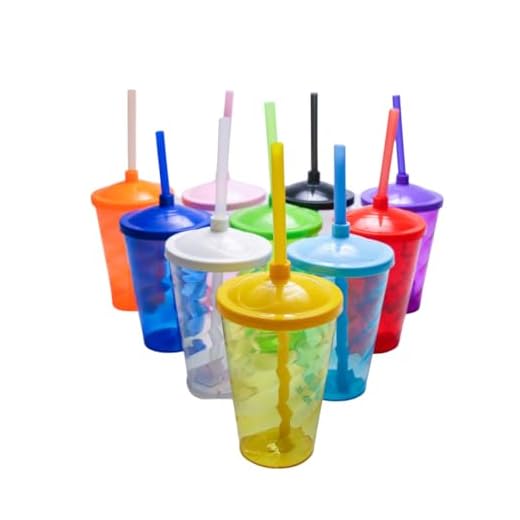 10 Copos Twister De Acrílico Colorido 400ml