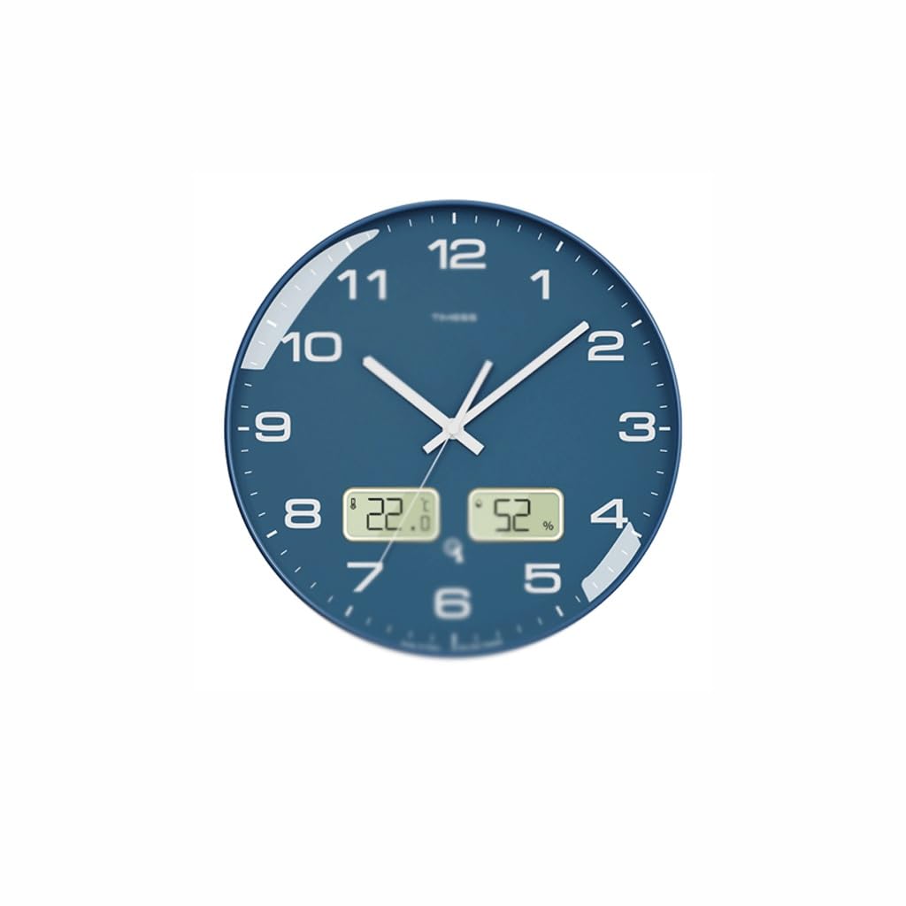 Eines 1 Silent Decorative Wall Clock Automatic Clock Wall Clock Living Room Home Silent Clock Without Punching Easy To Read