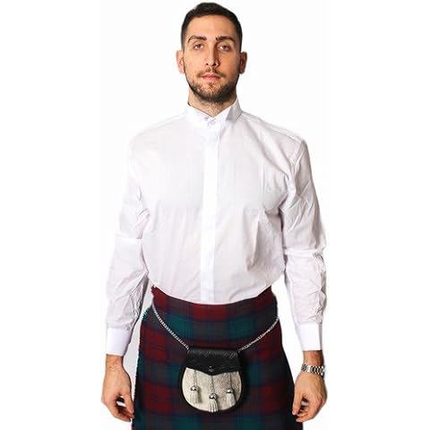 Quality White Wing Collar Dress Shirt (15") Cover