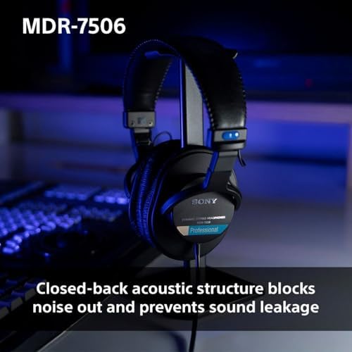 Sony MDR7506 Professional Large Diaphragm Headphone - 5