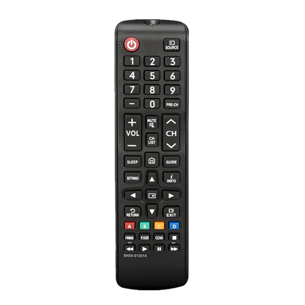 AWO BN59-01301A Replacement Universal Remote Control for Samsung LED QLED UHD SUHD HDR LCD HDTV 4K 3D Smart TVs (Not Included Batteries)