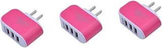Hemobllo 3Pcs Carregador De Telefone Celular Adaptador De Tomada De Carregador USB Carregadores Móveis Adaptador USB Carregador De Parede USB Adaptador De Tomada USB Adaptador De Parede