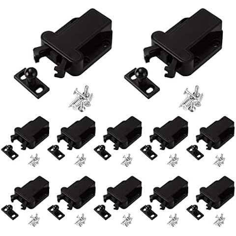 GOYADA 12 Pack Touch Push Cabinet Latches Cover
