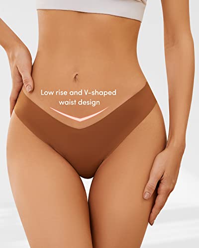 Domee-Tangas-sin-Costuras-Ropa-Interior-Invisible-Bragas-Mujer-Pack-de-6