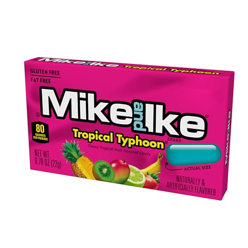 Image of Mike and Ike Tropical Typhoon Candy, 0.78 Ounce Box (Pack of 24)