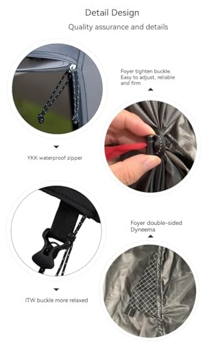 Carpa Piramidal para Camping 2 Personas Asta Gear miniatura 4