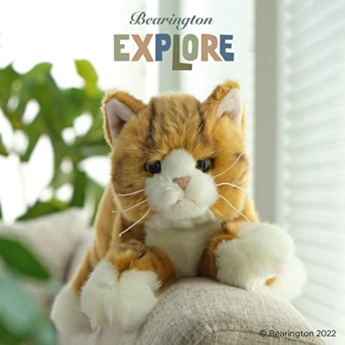 Bearington Tabby Plush Stuffed Animal Orange Striped Tabby Cat, Kitten 15 Inch #TOP6