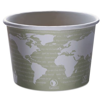Eco-Products® World Art™ PLA-Laminated Soup Containers ECP EP-BSC16-WA
