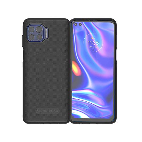 Motorola Essentials Motorola One 5G, One 5G UW Protective Case- Black - Precision fit Shock Absorbing Cases for Enhanced Phone Grip, Style, Drop Protection for Your Device
