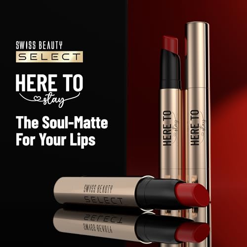 Image of Swiss Beauty Select Here To Stay Lip Crayon | Velvety-Matte Finish | 12-Hour Stay | Enriched With Vitamin E | Retractable Packaging | Smooth Glide | 12 Gorgeous Shades | 2.5g, Shade- 2. Mauve Macaron