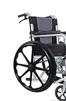 Generisch 1 Paar 20/22/24-Zoll-Silikon Rollstuhl-Schiebe-Abdeckungen, rutschfeste Verschleißfeste Handschiebe-Abdeckung Für Verbesserung Der Griffigkeit Und Traktion, black-22inch