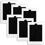 6 Stück Luftfilter für Kühlschrank, Kühlschrank-Luftfilter mit Carbon-Technologie zur Absorption von Lebensmittelgerüchen