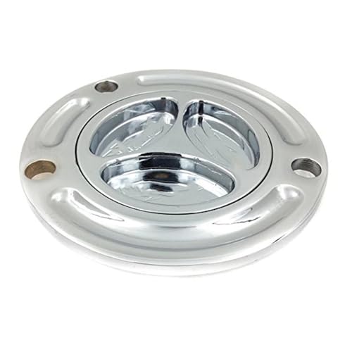 Bouchon de réservoir de carburant moto chromé noir sans clé pour Honda CBR 600 et VFR400