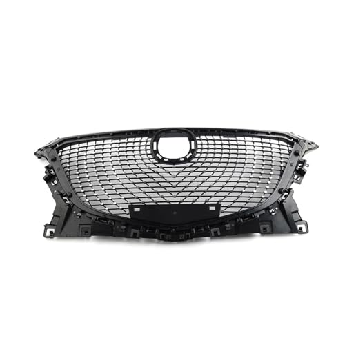 Grille de pare-choc avant centrale pour Mazda 3 Axela 2014 2015 2016 maille diamant