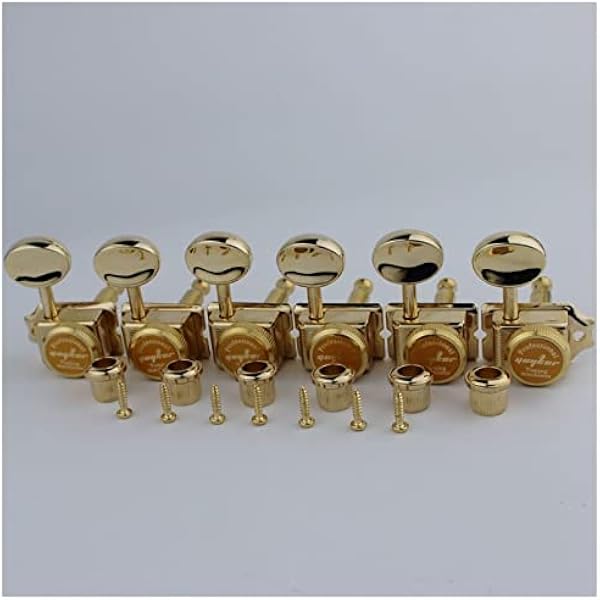 Tuner Vintage Gold Lock String Tuners Electric Guitar Maszyna Głowice Tunery do St tl Strojenie gitary Tunery do gitary