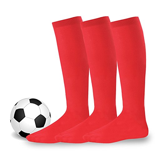 Image of Soccer Athletic Team Sports Knee High Tube Socks Softball Baseball Kids Women Men Unisex