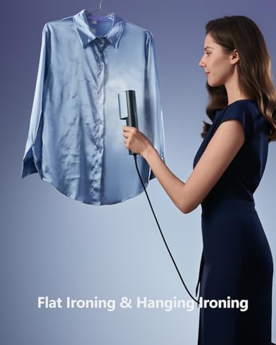 Image of G3 Pro Smart Handheld Steamer for Clothes - Global Voltage Adaptation, Palm-Sized & Lightweight (0.8lb), Dual Steam Modes, Auto Shut-Off, Travel & Home Double Use (navy blue)