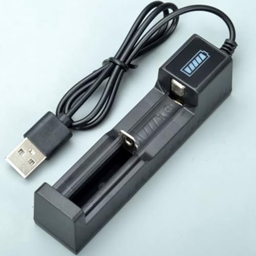 Cargador de batería USB universal para linternas de camping 18650 6