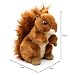 Uni-Toys - Eichhörnchen, stehend - 17 cm (Höhe) - Plüsch-Hörnchen - Plüschtier, Kuscheltier