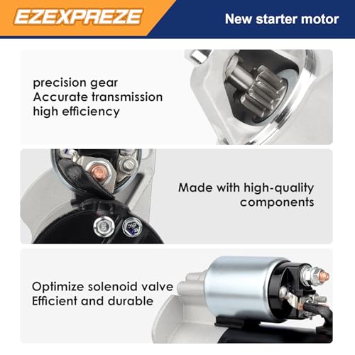 Image of Ezexpreze Starter for 4L Ford Explorer 1997-2010, Explorer Sport Trac 2001-2010, Mustang 2005-2010, Ranger 1997-2011, Aerostar 1997, for 4L Mazda B4000 1998-2007, for 4L Mercury Mountaineer 1998-2010