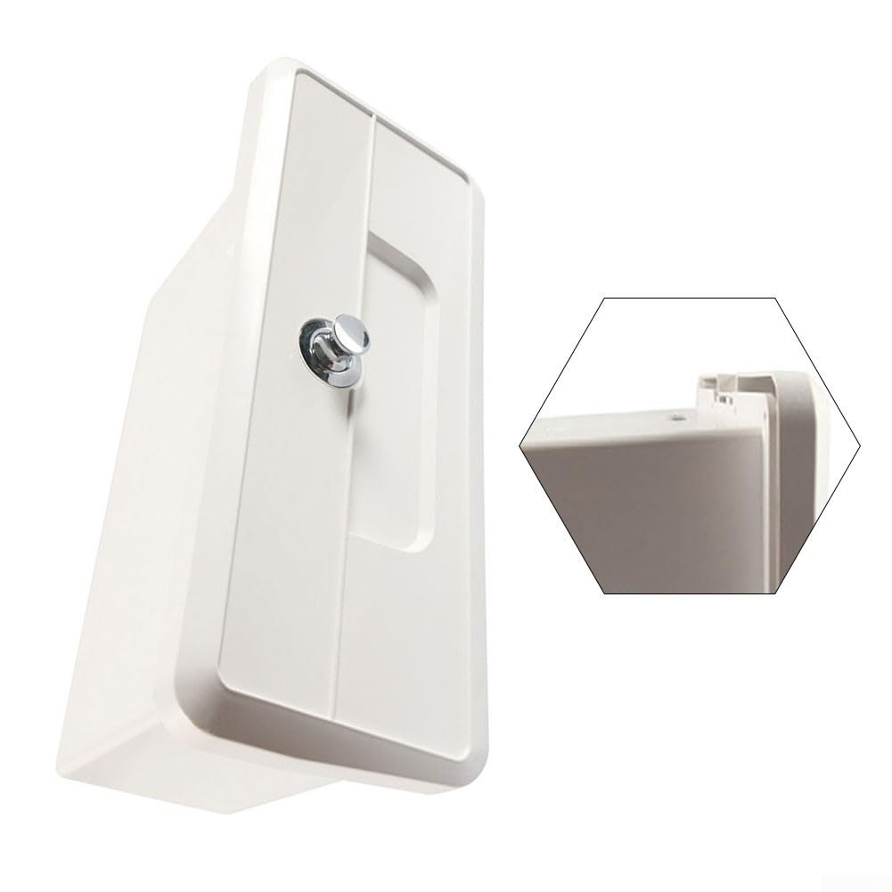 Box Portaoggetti Barca ABS Impermeabile con Portabicchieri | Serratura pulsante, per accesso , anti-apertura accidentale, design sleek