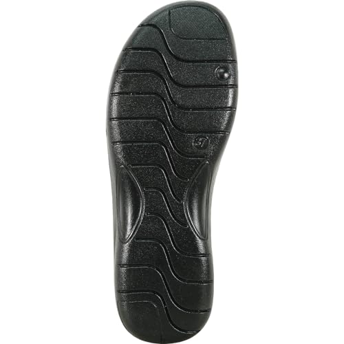 KOZI-Women-Comfort-Casual-Wedge-Sandal-Slip-On-Loafer-OY3132-Elasticized-Band-Open-Round-Toe-Black-Flower-Navy-Red-White