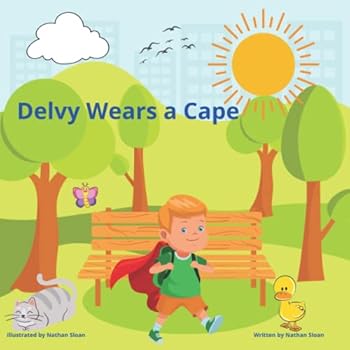 Paperback Delvy Wears a Cape Book