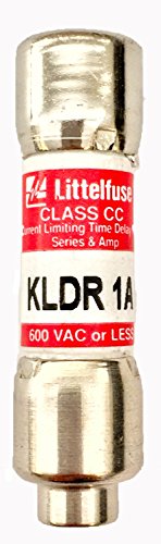 Fusibles Classe CC temporisés Littelfuse KLDR001.TXP 600V 1A pour l'industrie