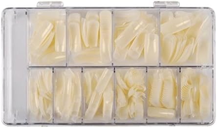 Nail Tips Natural 500pcs/Box / 500 Tips Natural 1 - 10 / Nails Art Acrylic Manicure Gel