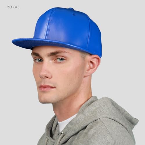 Image of Flat Visor Melange Heather Snapback Hat Blank Cap Athletic Baseball Cap 4 Colors