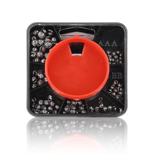 VILITI - Lot de 7 plombs pour pêche à la carpe, plombs, plombs, flotteurs, plombs, flotteurs, flotteurs, flotteurs de mer, accessoires de pêche à la truite, accessoires pour toutes les conditions, hameçons