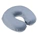 vorcool Coussin de Nuque de Voyage Coussin de Cou U Forme Mousse Visco-élastique pour Voiture Avion Train (Gris Clair)