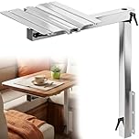 WUDLEP Removable Table Leg Support, 360 Degree Detachable Campervan Table Kit, Height Adjustable Aluminum Alloy Bracket, for Campervan, Motorhome, Yatch