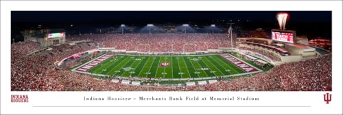 Indiana Hoosiers Football - Unframed Poster by Blakeway Panoramas