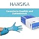 HANSKA 1000 Blau Nitril-Einweghandschuhe – puderfrei – Einweg – beidhändig tragbar – unsteril – Gummibasis – Geeignet für medizinische Bereiche und Lebensmittelverarbeitung (1000, M)