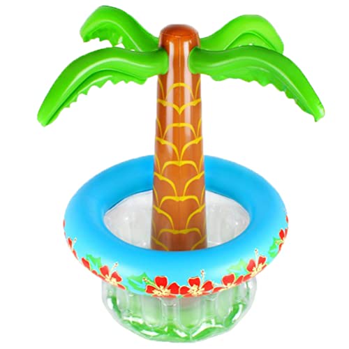 Inflatable Palm Tree Ice Bucket for Beach Pool Parties Luau Outdoor Use