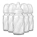 Evenflo Feeding Glass Premium Proflo Vented Plus Bottles for Baby, Infant and Newborn - Helps Reduce Colic - Clear, 4 Ounce (Pack of 6)