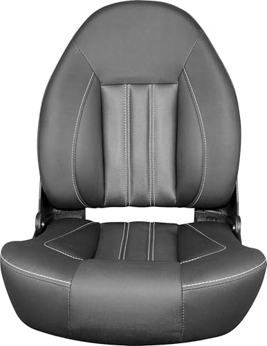 Tempress ProBax Orthopedic Folding High Back Boat Seat (Black/Black/Carbon)