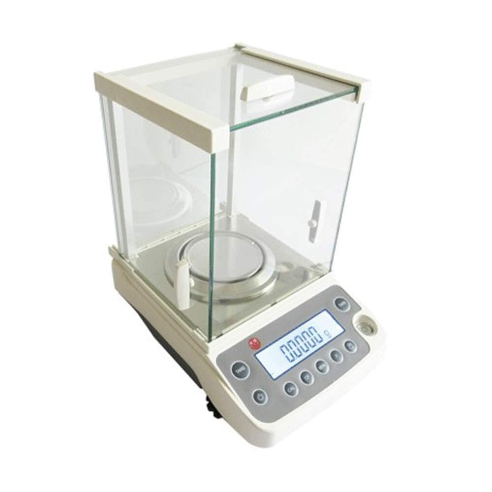 HPTHLY Analytical Balance 0.0001g 0.1mg,Precision Lab Scale w/AC Adapter,Digital Precision Scal for Laboratories Industry Agriculture Jewelry Business (One Color-120g)