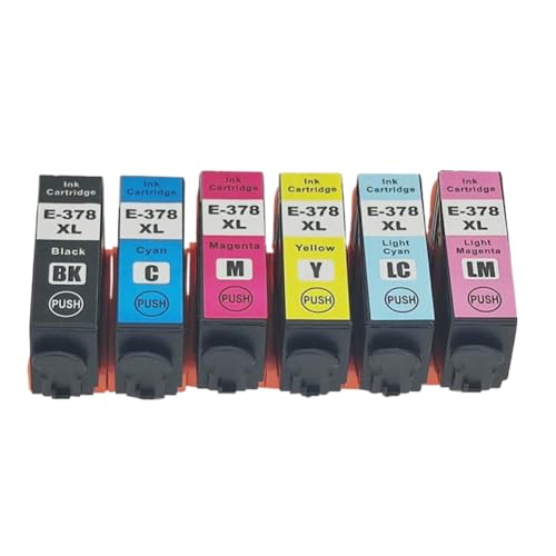 Cartouche d'encre 378XL compatible avec XP-8500 et XP-8600 pour imprimante Expression Photo