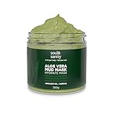 Aloe Vera Mud Mask mit Matcha Arganöl und Avokadoöl I VEGAN I Blackhead Remover Face Mask I Anti Pickel I weiße Tonerde und Totes Meer Schlamm I Naturkosmetik