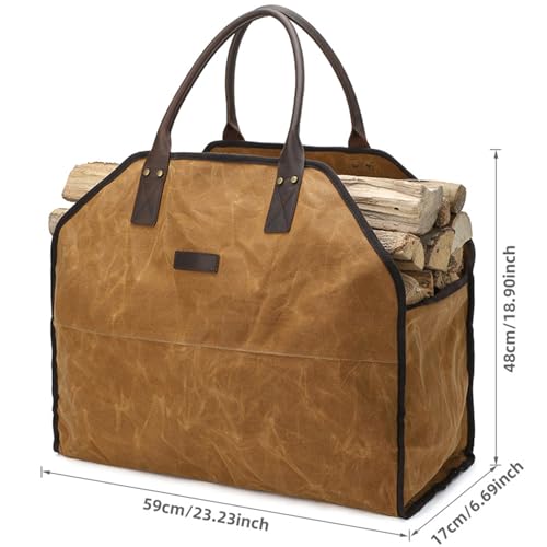 Bolsa para transportar leña en camping, la solución portátil para tus pícnics 6