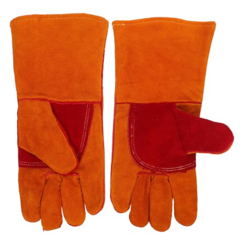 Guantes de cuero de vaca de alta resistencia para soldadura duradera