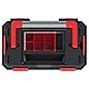 Kistenberg Werkzeugkiste Werkzeugkoffer Werkzeugkasten Werkstattkiste Toolbox Organizer im Deckel mit Boxen und Trennwänden, wasser- /staubdicht, Kunststoff S-Block Pro Abmessungen: 450 x 280 x 264 mm