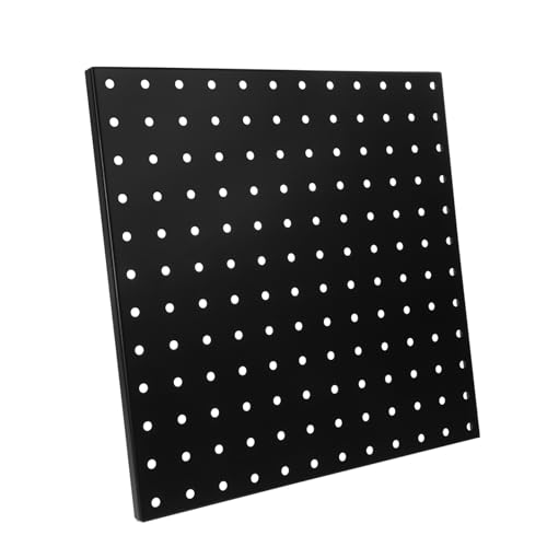 VILLFUL 1 Set Garage Peg Board Pegboard Wall Panel Metal Peg Board Wall Mount Pegboard Panel Tool Storage Wall Pegboard Organizer Tool Board Iron Pegboard Large Peg Board