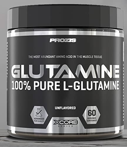 Prozis Xcore Series Glutamine 300 gr - glutamina pura, gusti a scelta (limone e lime)