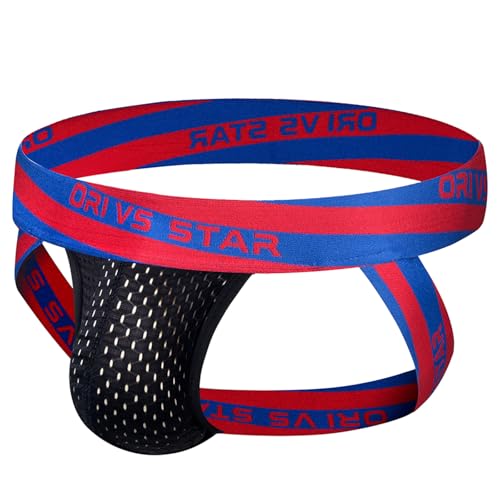 Evankin Men's Jockstraps Sexy Jock Strap Stretch Athletic Supporters Breathable Mesh Underwear Low Rise