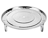 If you're steaming with a plate, dish, or bamboo steamer, you need a steamer rack as well because the boiling water should never be high enough to touch the bottom of the plate nor should the water be able to boil over onto the plate. The food is sup...