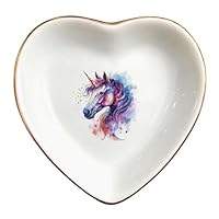 Clover89 Unicorn Gift for Women - Unicorn Ring Holder Dish for Her - Birthday Gift Women Wedding Bridesmaid - Christmas Valentine's Day Gift for Female Women Girls - Best Gift for Her