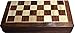 10x10” Chess Set on Sale - ChessBazar Chess Set with Bag - Folding Standard Magnetic Travel Chess Board Game Handmade in Fine Rosewood with Storage for Chessmen